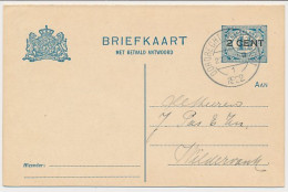 Briefkaart G. 95 I Dordrecht Kromhout - Wildervank 1922 - Material Postal