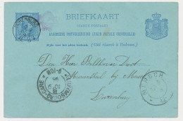 Doornenburg - Kleinrondstempel Dorenburg 1896 - Zonder Classificatie