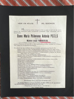 Dame Maria Peels Wed Vanbockrijck Joseph *1889 Zonhoven +1952 Zonhoven Peels Weutens Switten Colemont Bijnens Monsieurs - Obituary Notices