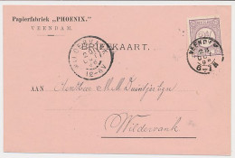 Firma Briefkaart Veendam 1896 - Papierfabriek - Phoenix - Sin Clasificación