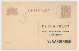 Briefkaart G. 122 Particulier Bedrukt Vlaardingen 1921 - Interi Postali