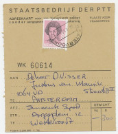 Em. Beatrix Adreskaart Westervoort - Amsterdam 1985 - Sin Clasificación