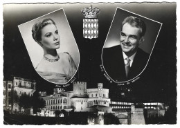 Monaco - Miss Grace Kelly -  S.A.S.  Rainier III Prince De Monaco - Prinselijk Paleis