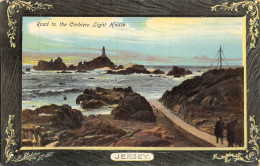 24-4709 :  JERSEY. ROAD TO THE CORBIERE. LIGHT HOUSE - La Corbiere