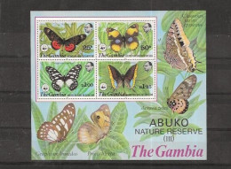 GAMBIA  Nº HB 5 - Butterflies