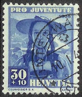 Schweiz Suisse Pro Juventute 1938: AARGAU Zu WI 88 Mi 334 Yv 319 ⊙ UNTERWASSER 10.I.40 (ST.GALLEN) (Zumstein CHF 11.00) - Used Stamps