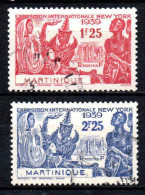 Martinique - 1939 - Exposition Internationale De New York  -  N° 168/169 - Oblit - Used - Used Stamps