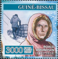 Guinea-Bissau 3515 (complete. Issue) Unmounted Mint / Never Hinged 2007 Sailor: R. Amundsen, Eisbär, Hun - Guinée-Bissau