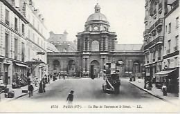 CPA Paris La Rue De Tournon Et Le Sénat - Paris (06)