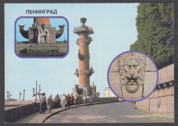 113262/ ST. PETERSBURG, The Rostral Column On The Spit Of Vasilyevsky Island - Russia