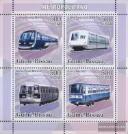 Guinea-Bissau 3366-3369 Sheetlet (complete. Issue) Unmounted Mint / Never Hinged 2006 Metro-U-Railways - Guinée-Bissau