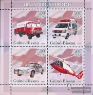Guinea-Bissau 3358-3361 Sheetlet (complete. Issue) Unmounted Mint / Never Hinged 2006 Feuerwehrauto, Ambulances, Polize - Guinée-Bissau