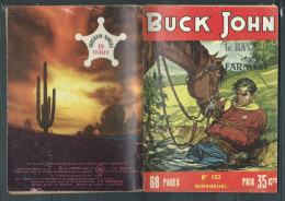 Bd " Buck John   " Bimensuel N° 153 "  L'incroyable Exploit   , DL  N° 40  1954 - BE-   BUC 0703 - Piccoli Formati