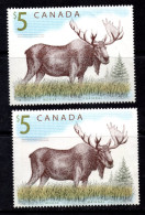 Canada, Used But Not Canceled, 2003, Michel 2164, Fauna, Moose, 2 Stamps - Used Stamps