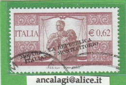 USATI ITALIA 2003 - Ref.0891 "LA REPUBBLICA NEI FRANCOBOLLI - MOSTRA FILATELICA" 1 Val. - - 2001-10: Used