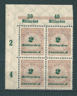 MiNr. 326 ** Oberrand Bogenecke - Ungebraucht