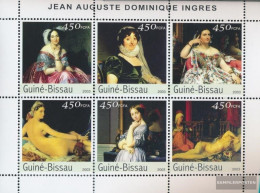 Guinea-Bissau 2543-2548 Sheetlet (complete. Issue) Unmounted Mint / Never Hinged 2003 Paintings Of Ingres - Guinea-Bissau