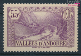 Andorra - Französische Post 62 Postfrisch 1937 Landschaften (10368767 - Unused Stamps