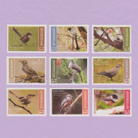 Myanmar 2022-2023 Endemic Birds Specie Stamps  Hooded Treepie,Turtle Dove,Mountain Sparrow, Etc 9v MNH - Sonstige & Ohne Zuordnung