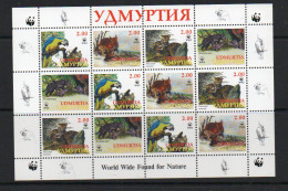 RUSSIA LOCALS -UDMURTIA - WWF SET OF 4 IN SHEETLET OF 12  MINT NEVER HINGED - Andere & Zonder Classificatie