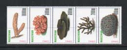 RUSSIA LOCALS - NAXCIVAN - CORALS  STRIP OF 5   MINT NEVER HINGED - Other & Unclassified