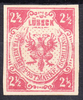 LUBECK 1859, SEPARATE MNH STAMP - MiNo 4 With PERFECT QUALITY, *** - Lubeck