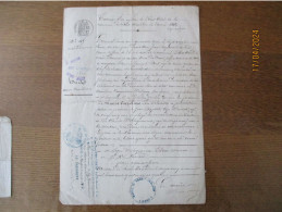 ROOST WARENDIN LE 7 OCTOBRE 1843 LE MAIRE JEAN BAPTISTE BERNARD ACTE DE NAISSANCE DE MARIE CAROLINE ETIENNE - Documents Historiques