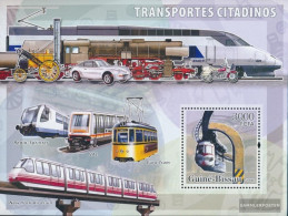 Guinea-Bissau Miniature Sheet 564 (complete. Issue) Unmounted Mint / Never Hinged 2006 Transportation - Trams - Guinea-Bissau