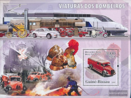 Guinea-Bissau Miniature Sheet 559 (complete. Issue) Unmounted Mint / Never Hinged 2006 Fire Truck - Guinea-Bissau