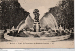 117 Jardin Du Luxembourg La Fontaine Carpeaux - Parcs, Jardins