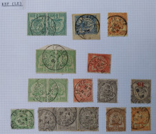 Tunisie Lot Timbre Oblitération Choisies Kef (Le)   Dont Fragment à Voir - Used Stamps