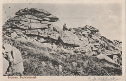 0-3706 WERNIGERODE, Brocken, Teufelskanzel, 1913 - Wernigerode