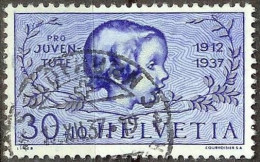 Schweiz Suisse Pro Juventute 1937: Mädchen Zu WI 84 Mi 317 Yv 306 Voll-Stempel SOLOTHURN 17.XII.37 (Zumstein CHF 9.00) - Used Stamps