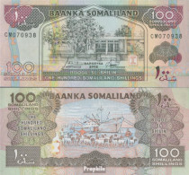 Somaliland Pick-Nr: 5d Bankfrisch 2002 100 Shillings - Somalie