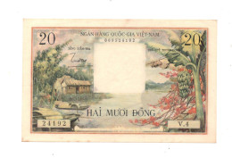 South Vietnam 20 Dong ND 1955-1956  P-4 - Vietnam
