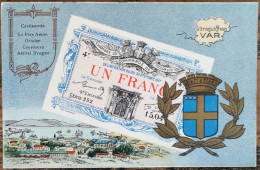CARTE POSTALE Billet 1 Franc Chambre De Commerce De TOULON - Var - Toulon