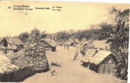 Congo Belge - Carte Prétimbrée No 39 - Stanley - Falls - Un Village - Congo Belga