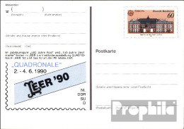 BRD PSo21 Amtliche Sonderpostkarte Gefälligkeitsgestempelt Gebraucht 1990 Leer 90 - Other & Unclassified