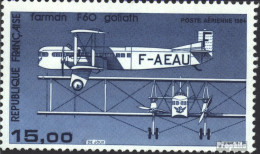 Frankreich 2428w (kompl.Ausg.) Gestrichenes Papier Postfrisch 1984 Zivilluftfahrt - Ungebraucht