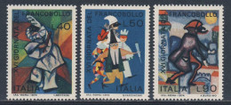 Italy Italie Italia 1974 Mi 1473 /5 YT 1205 /7 SG 1422 /4 ** Kinderzeichnungen / Childrens Comic Characters - Other & Unclassified