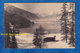 CPA Photo - DAVOS - Davoser See - Graubünden Suisse Montagne Alpes Alpen GR Grisons Neige Winter - Otros & Sin Clasificación