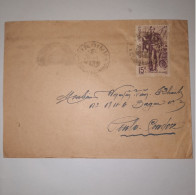 03K6 TRES RARE - ANCIENNE LETTRE ENVELOPPE INDOCHINE 1945 VERS BAGNE POULO CONDORE - Otros - Asia