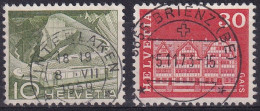 Helvetia Suisse Interlaken & Brienz - Used Stamps