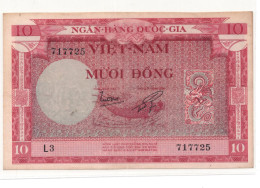 South Vietnam 10 Dong ND 1955 P-3 EF-AUNC - Vietnam