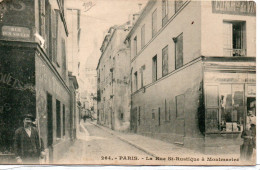 264 La Rue Saint Rustique A Montmartre  Et Rue Des Saules - Paris (18)