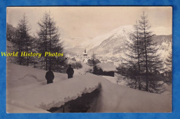 CPA Photo - DAVOS - Marienkirche / Kirche - Graubünden Suisse Montagne Alpes Alpen GR Grisons Neige Winter - Otros & Sin Clasificación