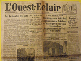 L'Ouest Eclair. Du 26 Juin 1938. Desgrées Du Lou Lebrun Valence Espagne  Bonnet Hippisme - Pays De Loire