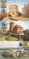LITHUANIA 1991 Maximum Card Duke Gediminas Castles #LTV259 - Litauen
