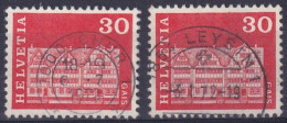 Helvetia Suisse Chur Coire Leysin - Used Stamps