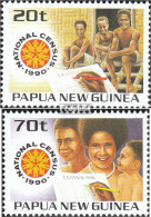 Papua-Neuguinea 614-615 (kompl.Ausg.) Postfrisch 1990 Volkszählung - Papouasie-Nouvelle-Guinée